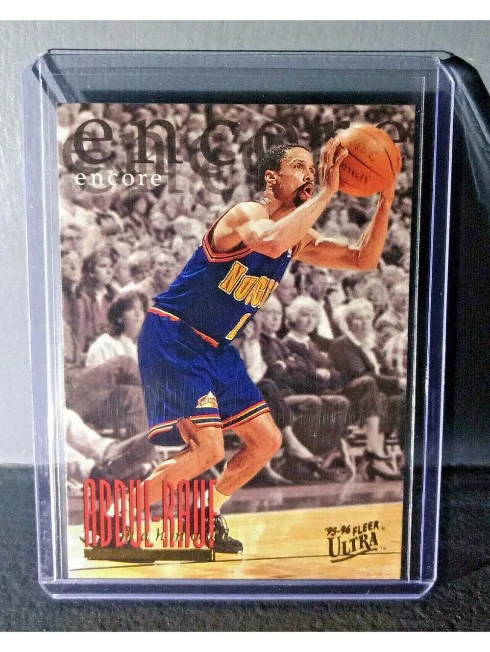 1995-96 Mahmoud Abdul-Rauf #299 Ultra Encore Basketball Card